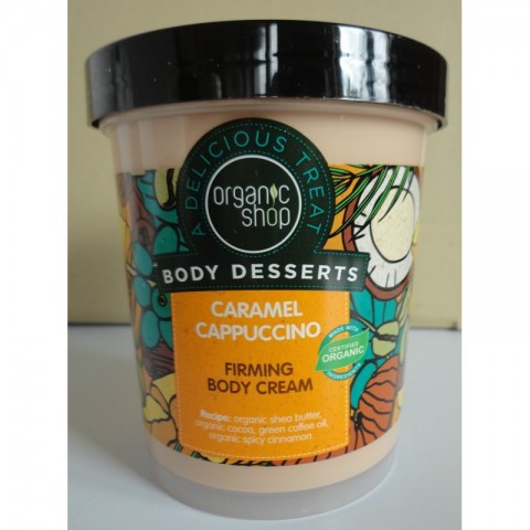 Organic Shop Body Desserts Caramel Cappucino Firming Body Cream 450 ml