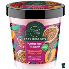 Organic Shop Body Desserts  Summer Fruit Ice Cream Cleansing Body Peeling Cream 450ml