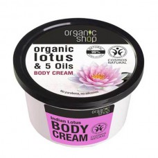 Organic Shop Indian Lotus Body Cream 250ml 