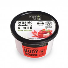 Organic Shop Strawberry & Milk Body Mousse 250ml