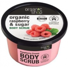 Organic Shop Raspberry Cream Body Scrub 250ml 