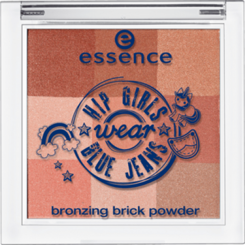 essence hip girls wear blue jeans bronzing brick powder 01