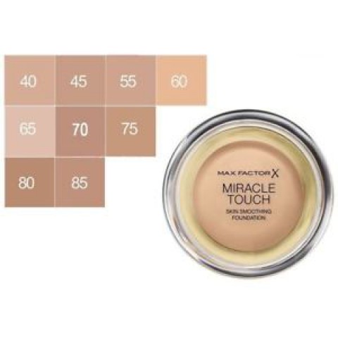 MAX FACTOR MIRACLE TOUCH SKIN SMOOTHING FOUNDATION (6 COLOURS)