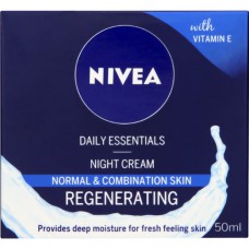 Nivea Daily Essentials Regenerating Night Cream Normal & Combination Skin 50ml