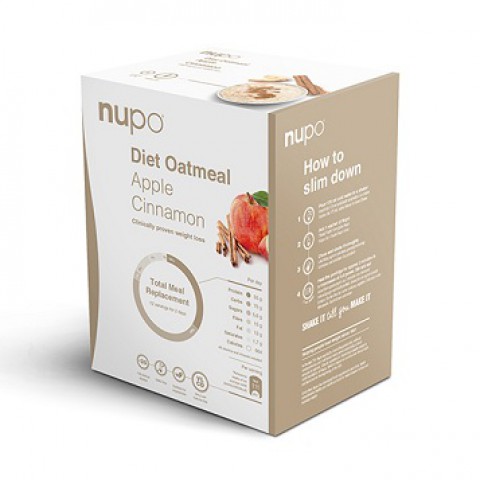Nupo Diet Oatmeal Apple & Cinnamon Meal Replacement