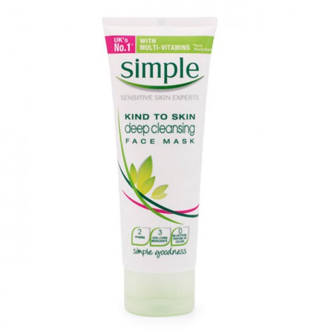 SIMPLE - KIND TO SKIN - DEEP CLEANSING FACE MASK * 75ml 